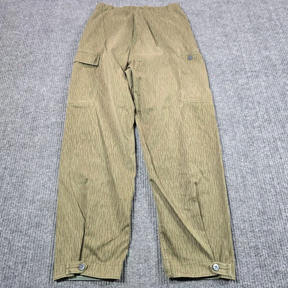 East German Army NVA Strichtarn Rain Camo Field Pants G44 28